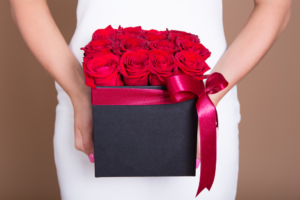 Valentinstag, Rosen, Liebe, Blumenbox