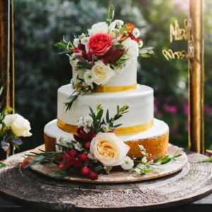 Tortenblumen, Hochzeit, Blumen für Torte