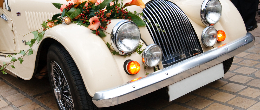 Hochzeit, Autoschmuck